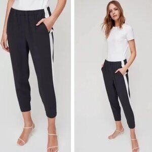 Aritzia Black and White Jogger Pants